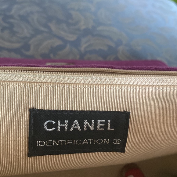 Authentic Chanel Classic flap Paneled Chocolate Bar Wool Jumbo Mademoiselle bag - Picture 10 of 16